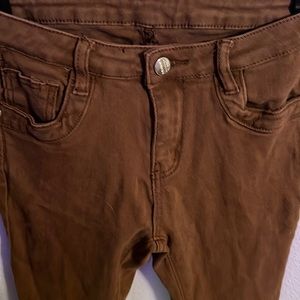 SHEIN brown pants size small. High waist.